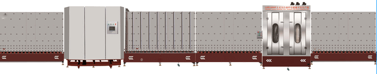 立式中空玻璃板內(nèi)合平壓生產(chǎn)線